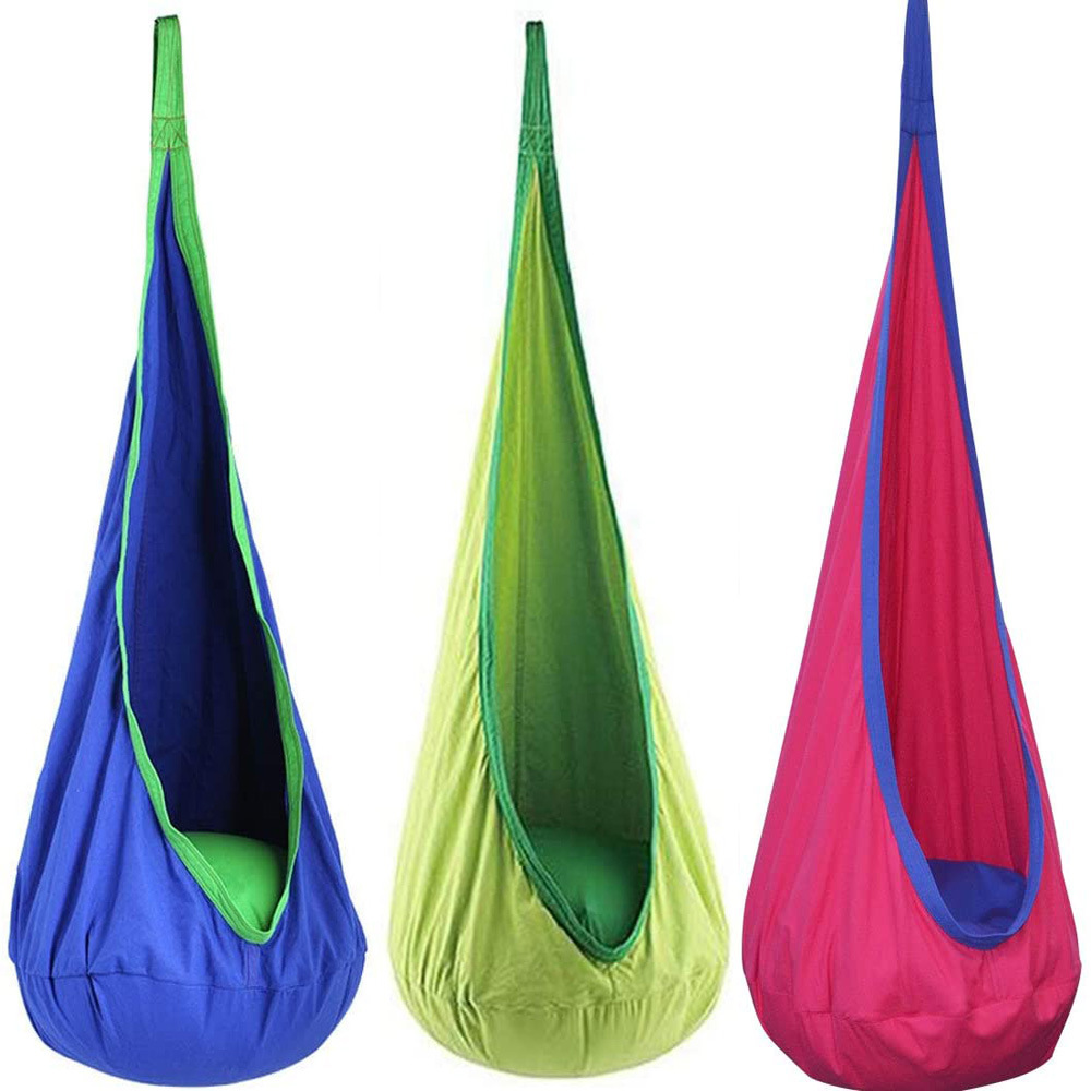 Kids Outdoor Hanging Chair - كرسي معلق للأطفال ، سرير أرجوحة