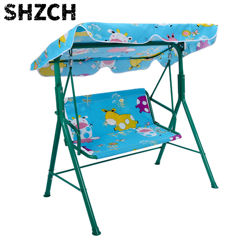 Kids Outdoor Hanging Chair - كرسي أرجوحة معلق للأطفال بمقعدين للاستخدام