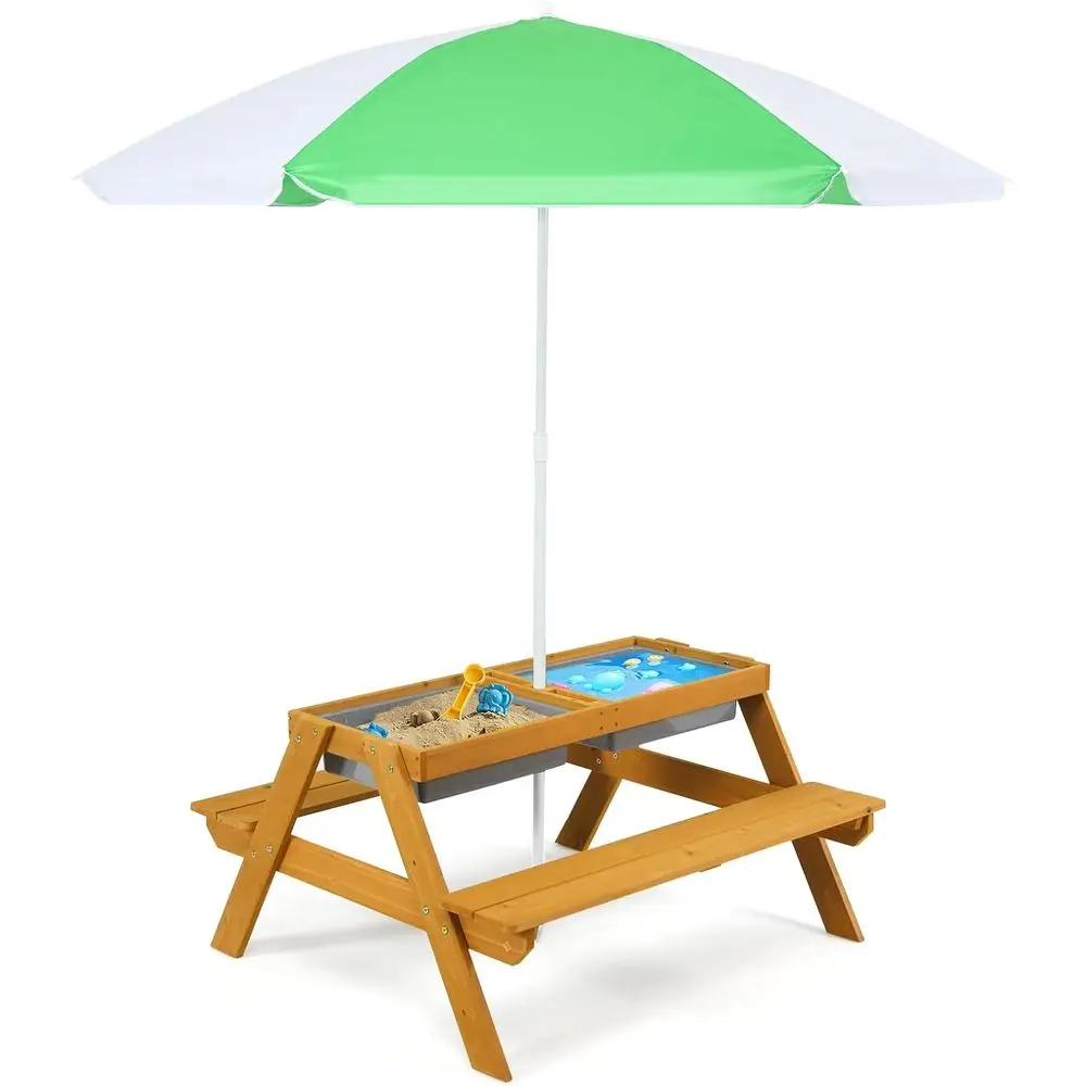 Kids Outdoor Umbrella - طاولة نزهة للأطفال 3 في 1
