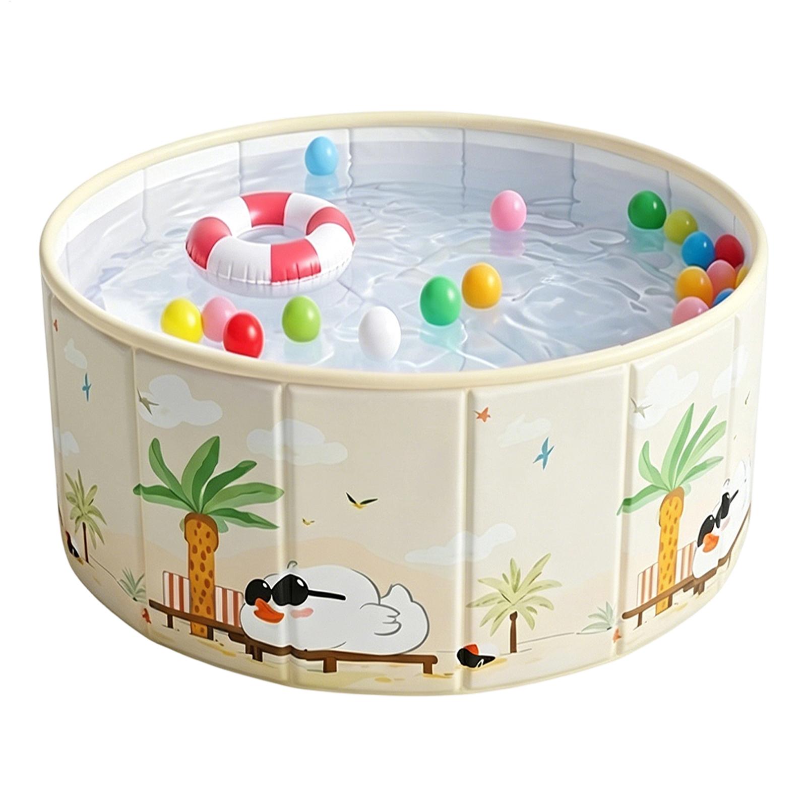 Kids Outdoor Pool - حوض استحمام سميك قابل للطي للكلاب،