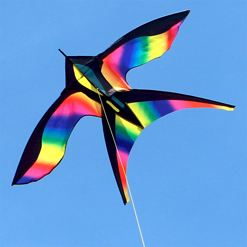 Kite Easy Fly Kids - طائرة ورقية ملونة سهلة التحليق بألوان