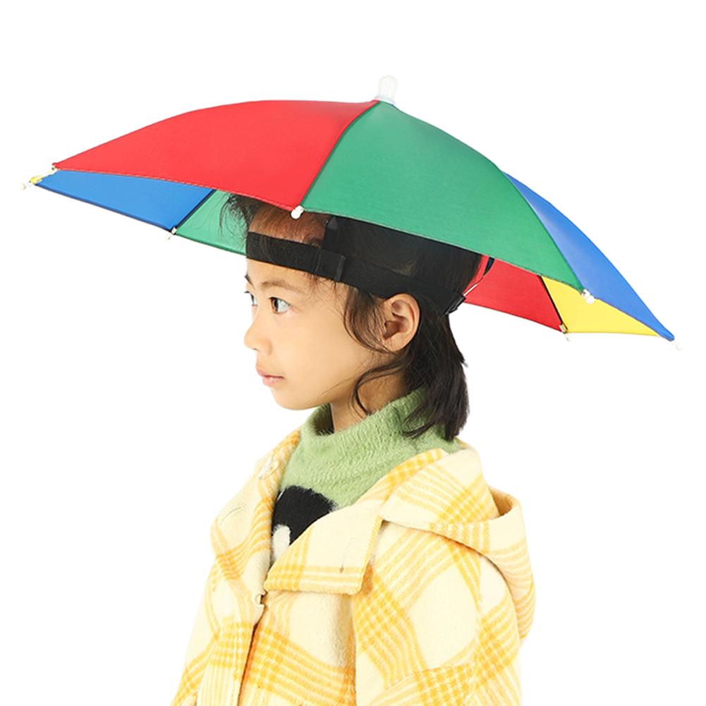 Kids Outdoor Umbrella - قبعة مظلة قابلة للطي للأطفال ،