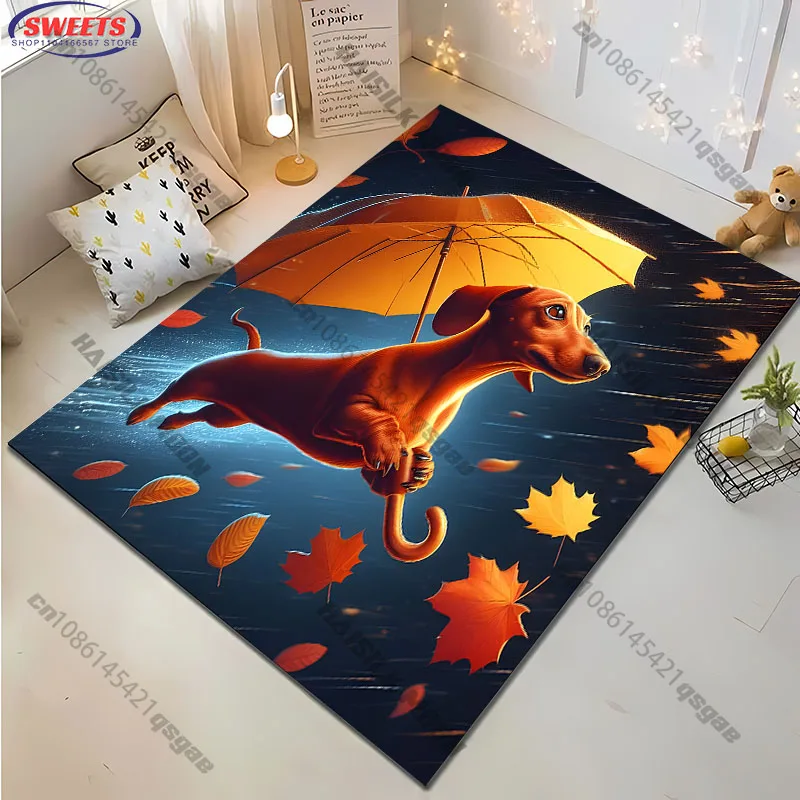 Kids Outdoor Umbrella - لطيف هدية عيد الميلاد مضحك الكلب