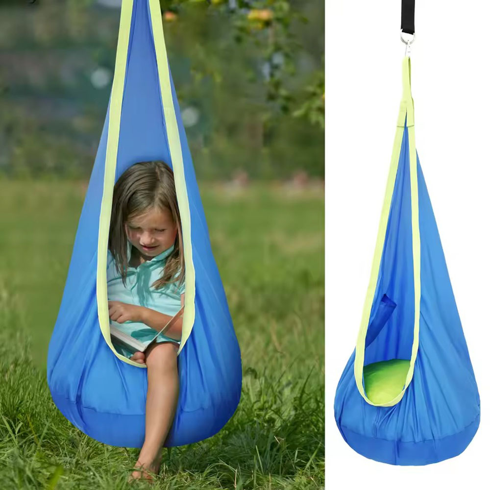 كرسي أرجوحة للأطفال من النايلو - مراجعة Kids Outdoor Hanging Chair وسعره