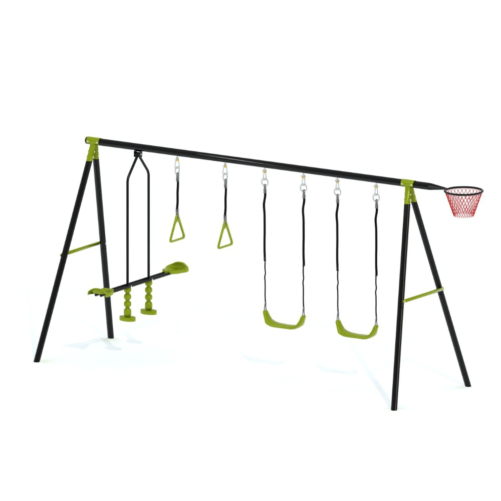 مجموعة ألعاب الأطفال 3 في 1: أ - مراجعة Kids Outdoor Hanging Chair وسعره