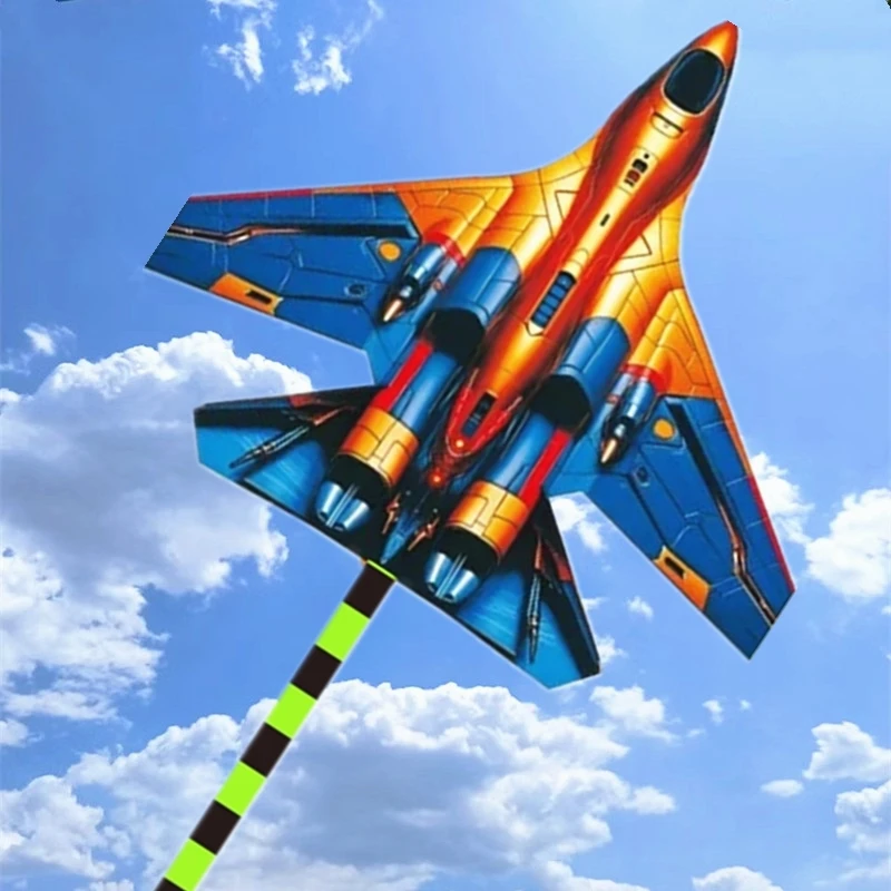 طائرة ورقية على شكل طائرة مقات - مراجعة Kite Easy Fly Kids وسعره