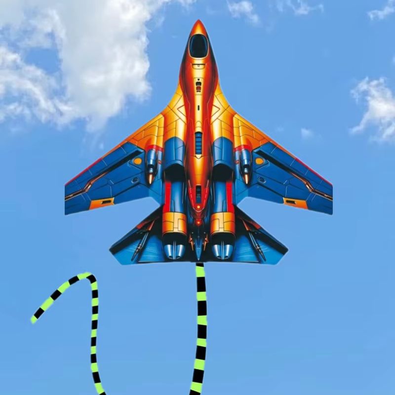 طائرة ورقية على شكل طائرة مقات - مراجعة Kite Easy Fly Kids وسعره