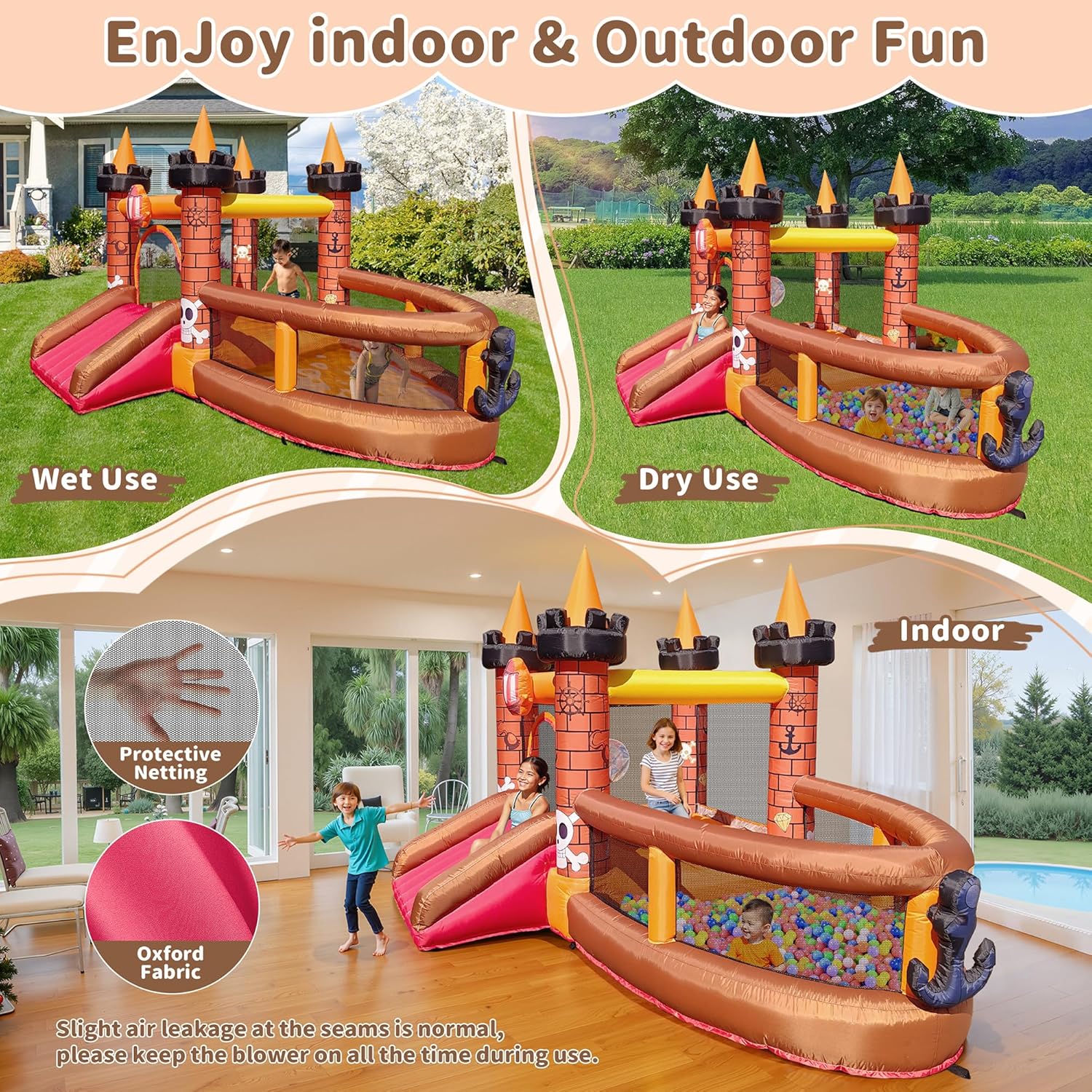 بيت قفز قابل للنفخ للأطفال من  - مراجعة Kids Outdoor Inflatable وسعره