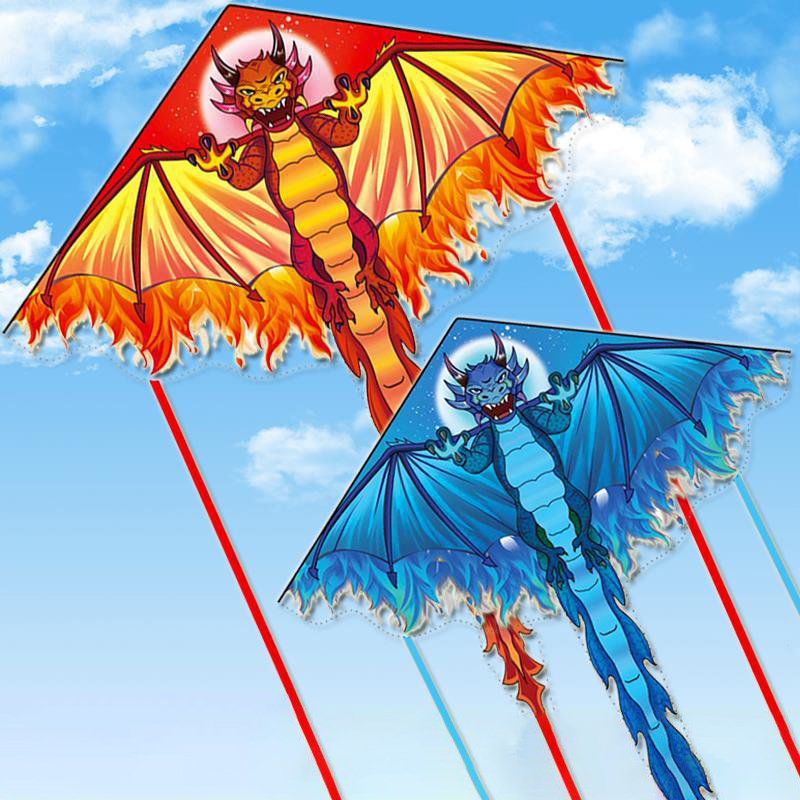 طائرة ورقية تنين كبيرة للأطفال - مراجعة Kite Easy Fly Kids وسعره