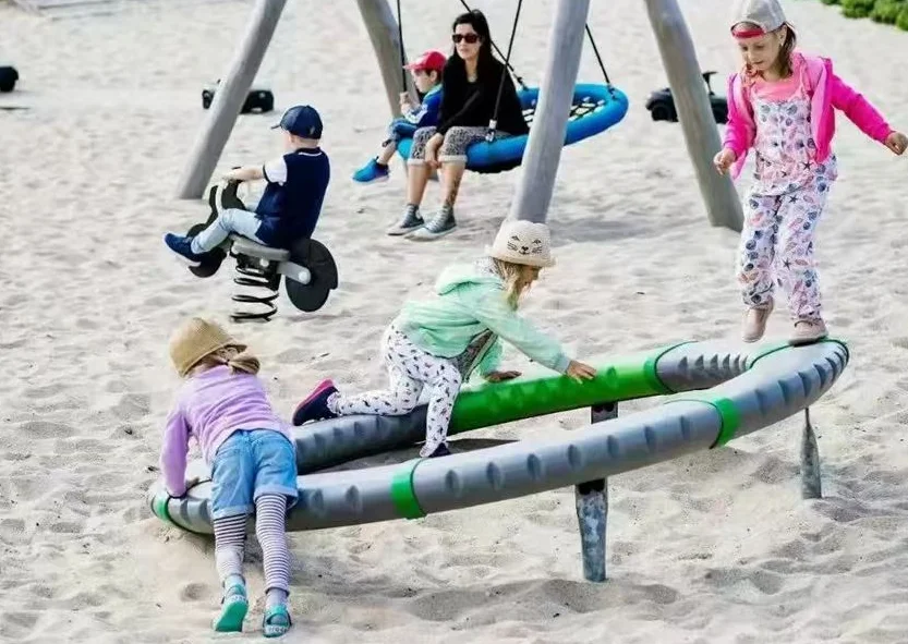 مجموعة معدات تدريب حسي للأطفال - مراجعة Kids Outdoor Balance Beam وسعره