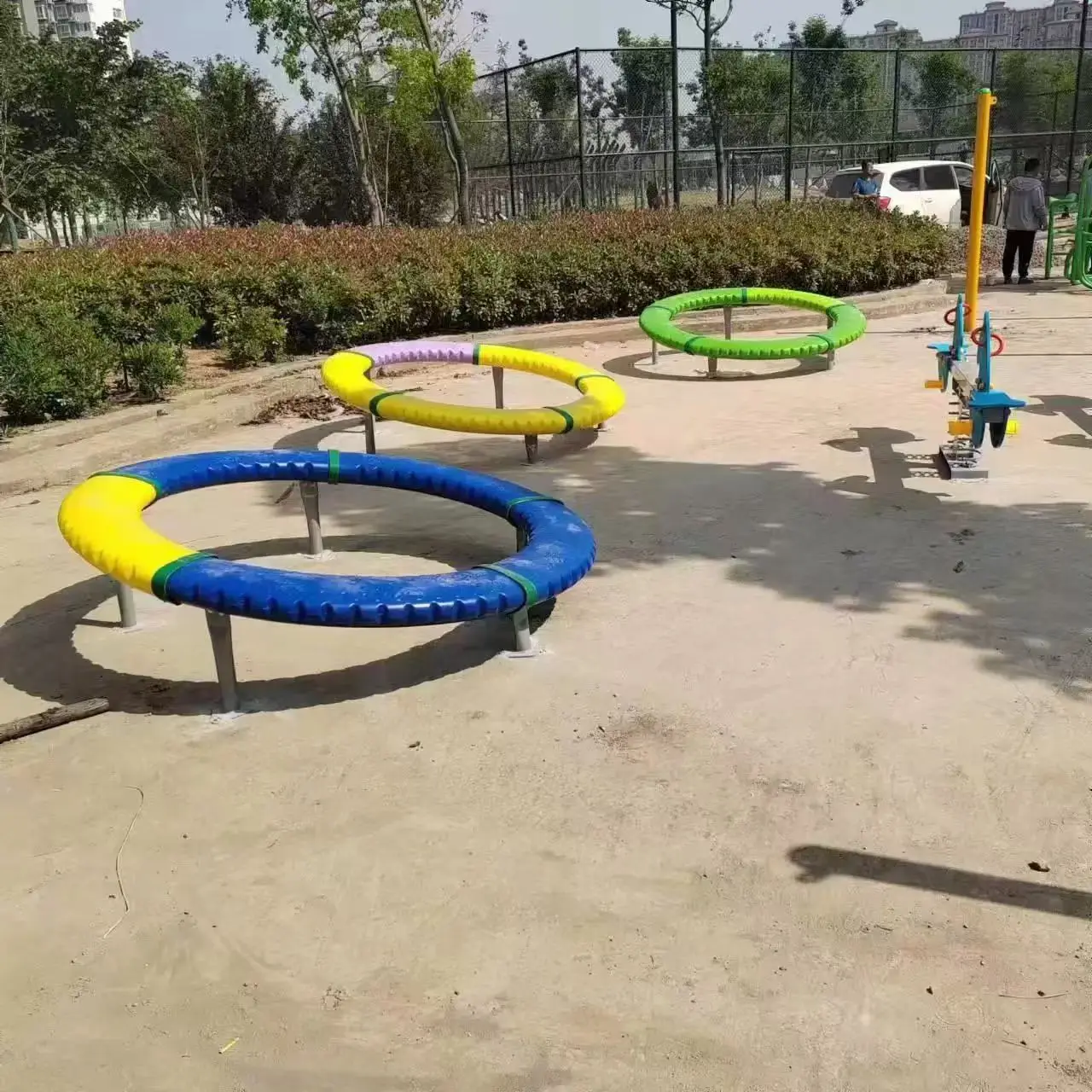 مجموعة معدات تدريب حسي للأطفال - مراجعة Kids Outdoor Balance Beam وسعره