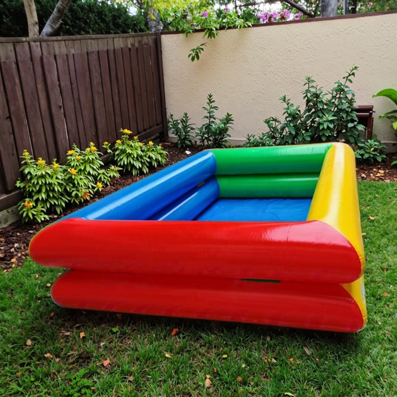 حوض سباحة قابل للنفخ مزدوج الط - مراجعة Kids Outdoor Pool وسعره