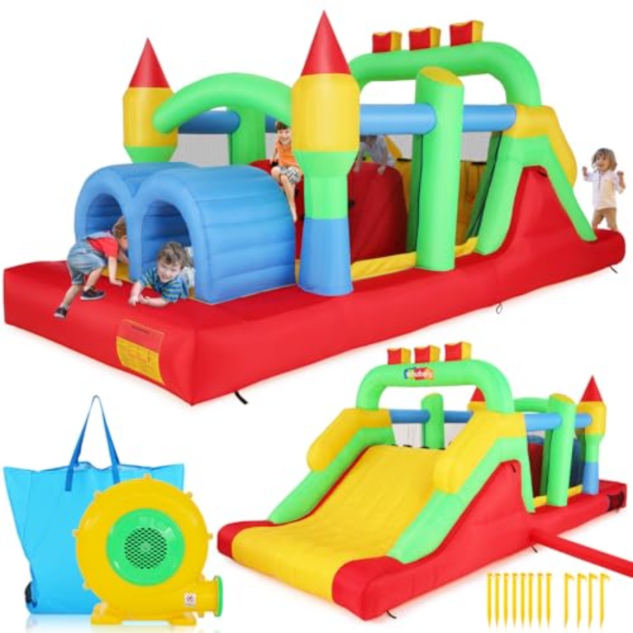 منطقة ألعاب قابلة للنفخ في اله - مراجعة Kids Outdoor Inflatable وسعره