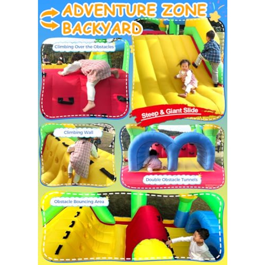 منطقة ألعاب قابلة للنفخ في اله - مراجعة Kids Outdoor Inflatable وسعره