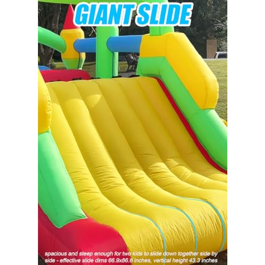 منطقة ألعاب قابلة للنفخ في اله - مراجعة Kids Outdoor Inflatable وسعره
