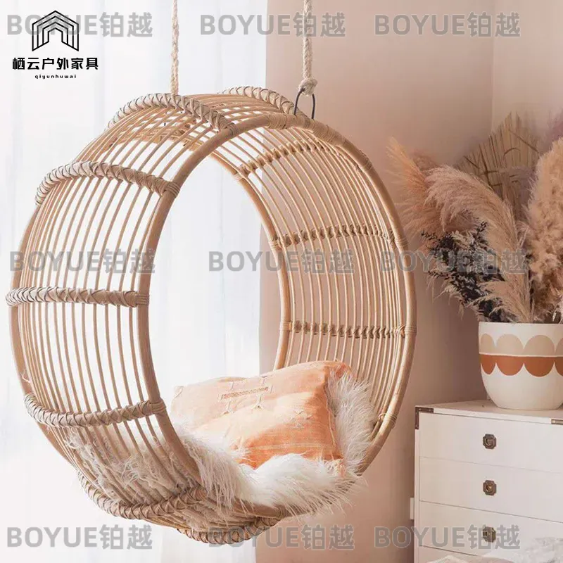 كرسي هزاز خارجي من الراتان، أر - مراجعة Kids Outdoor Hanging Chair وسعره
