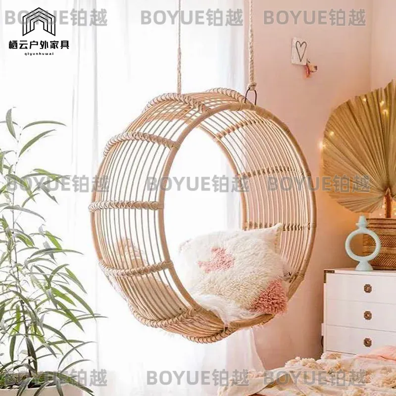كرسي هزاز خارجي من الراتان، أر - مراجعة Kids Outdoor Hanging Chair وسعره