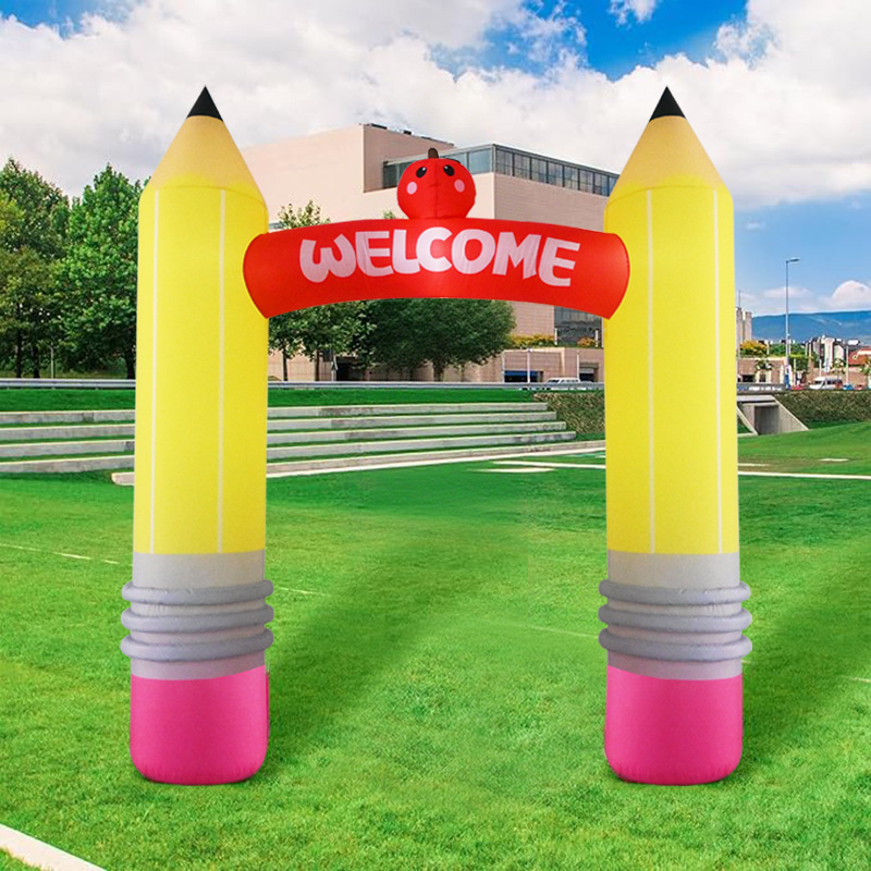 9FT نفخ قلم رصاص قوس الزينة ال - مراجعة Kids Outdoor Inflatable وسعره