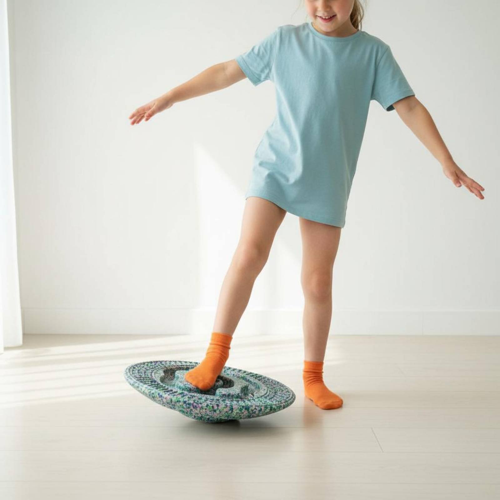 لوح توازن متذبذب للاستخدام الد - مراجعة Kids Outdoor Balance Beam وسعره
