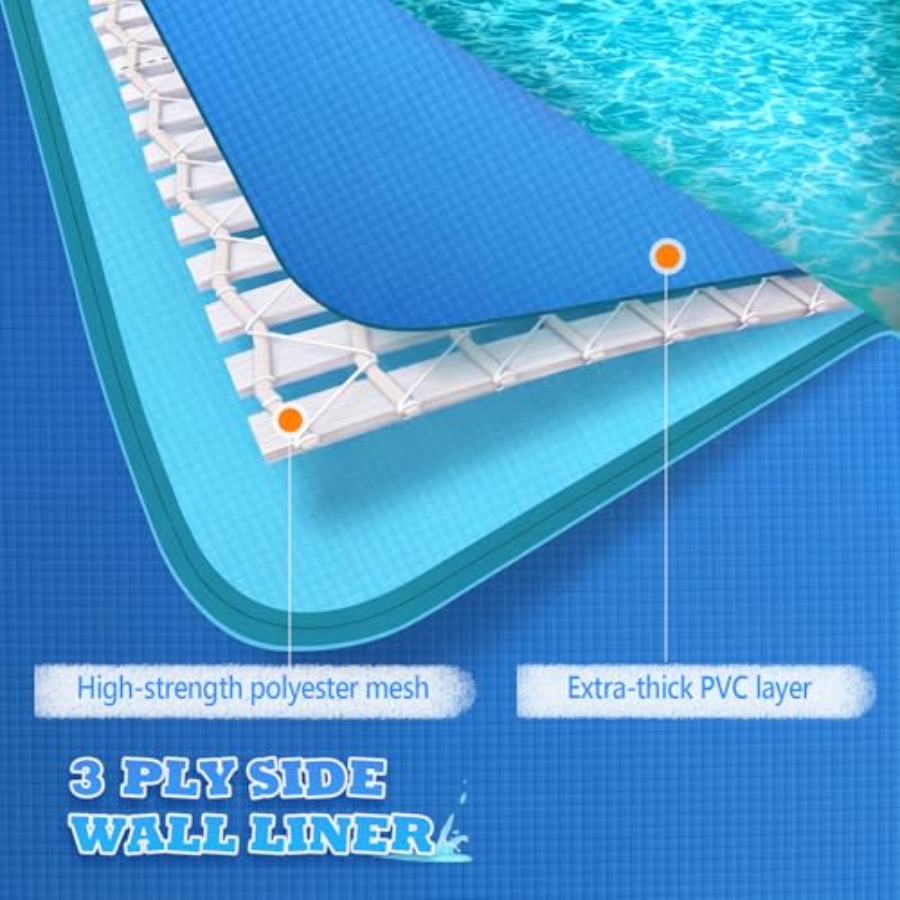 مسبح خارجي محمول بإطار معدني،  - مراجعة Kids Outdoor Pool وسعره