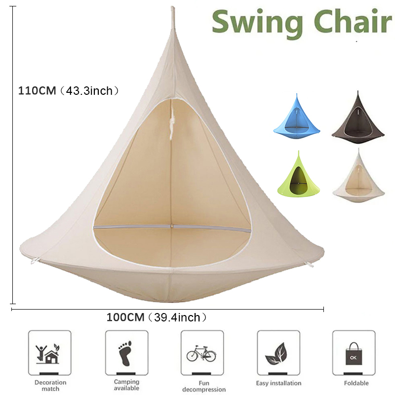 أرجوحة خارجية مقاومة للماء، كر - مراجعة Kids Outdoor Hanging Chair وسعره