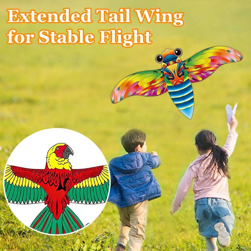 طائرة ورقية صغيرة على شكل صنار - مراجعة Kite Easy Fly Kids وسعره