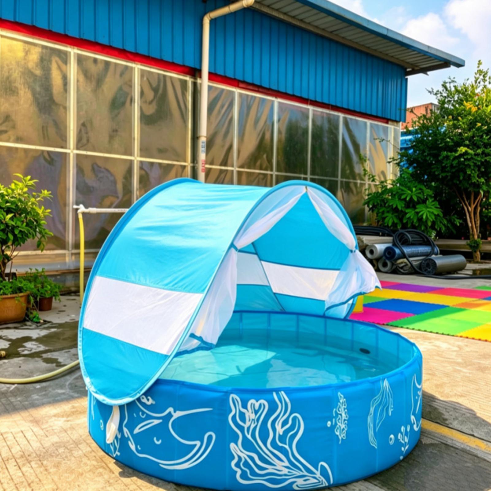 حوض سباحة للأطفال مع مظلة 120× - مراجعة Kids Outdoor Activity Centre وسعره