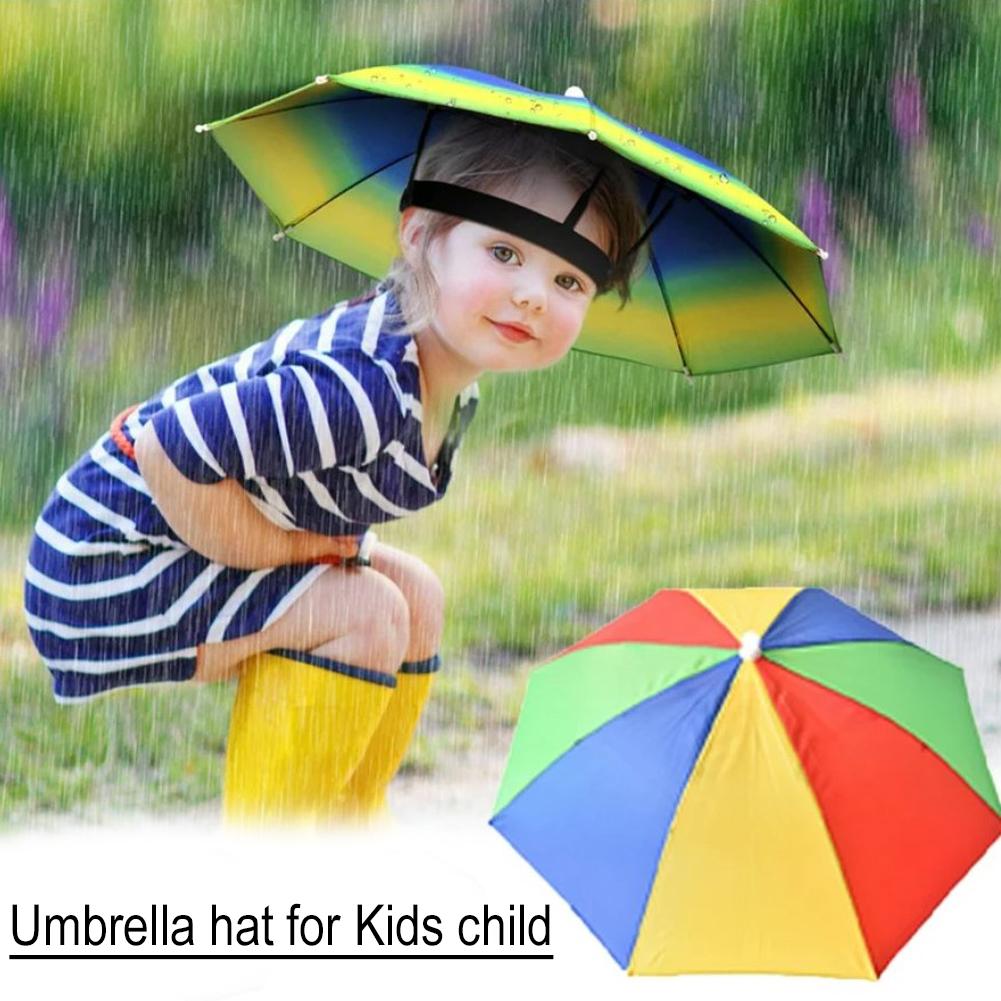 قبعة مظلة قابلة للطي للأطفال ، - مراجعة Kids Outdoor Umbrella وسعره