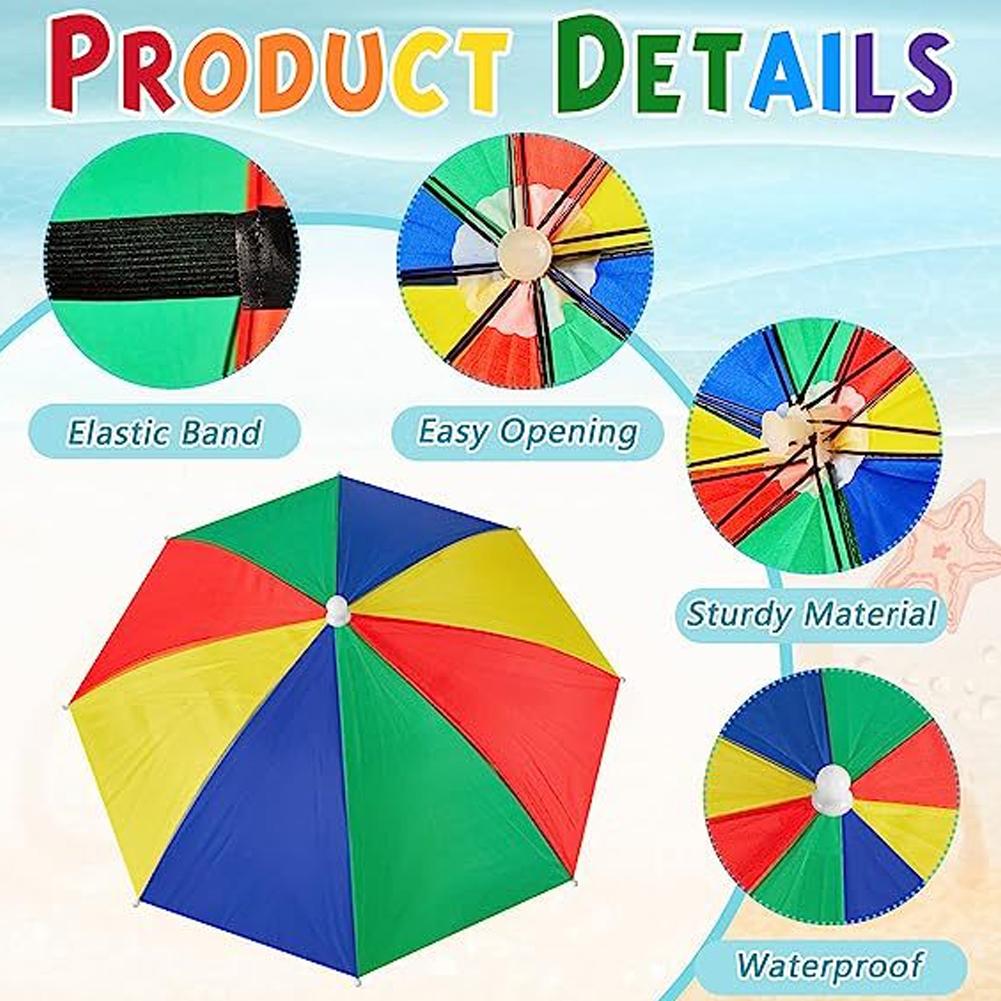 قبعة مظلة قابلة للطي للأطفال ، - مراجعة Kids Outdoor Umbrella وسعره