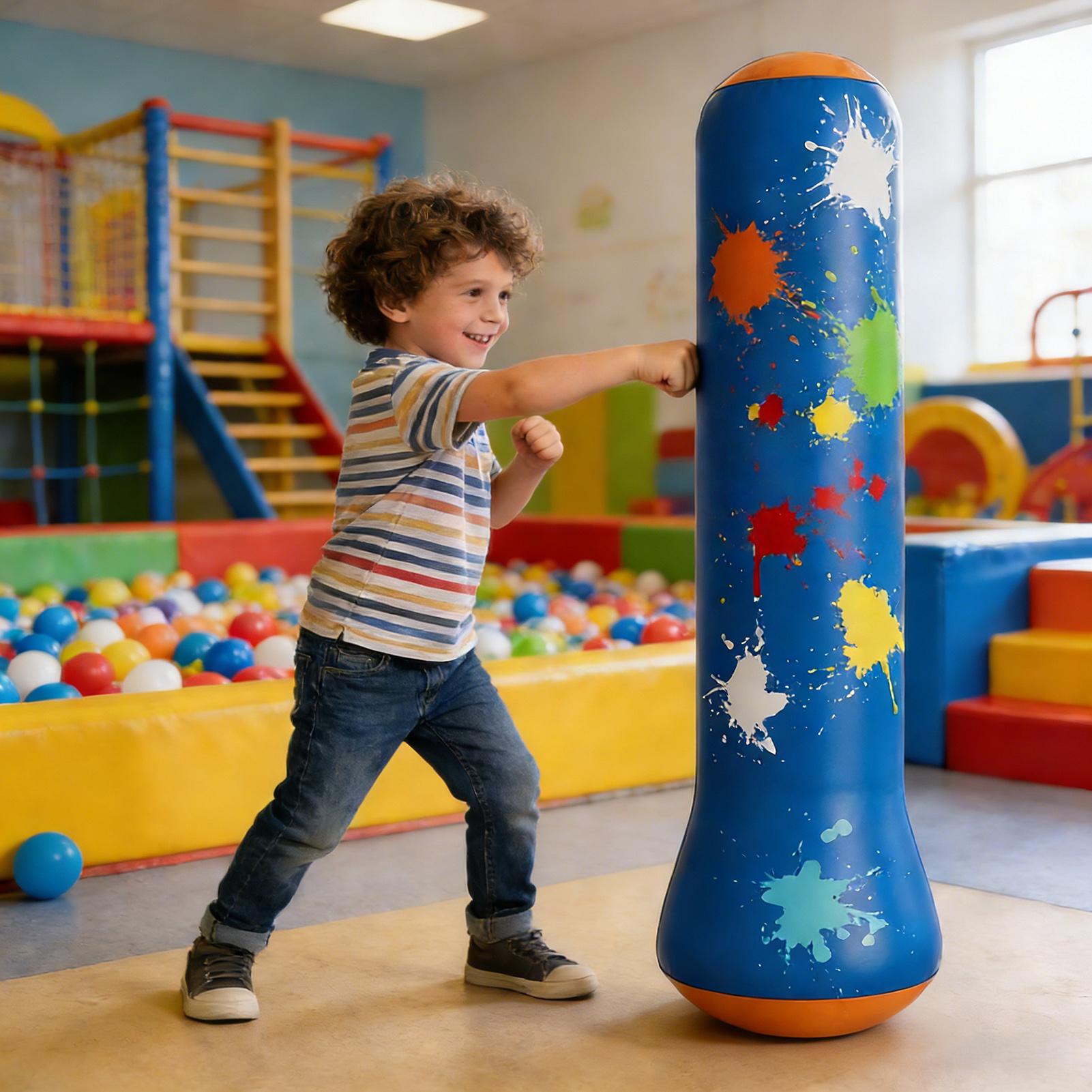 كيس اللكم للأطفال نفخ تجريب ال - مراجعة Kids Outdoor Inflatable وسعره