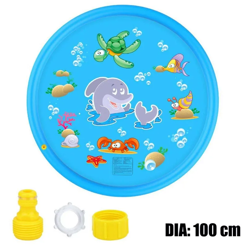 بساط رش ماء قابل للنفخ للأطفال - مراجعة Kids Outdoor Activity Centre وسعره
