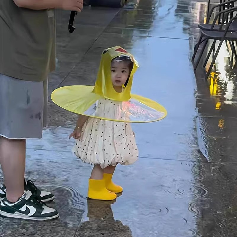 معطف واق من المطر للأطفال بتصم - مراجعة Kids Outdoor Umbrella وسعره