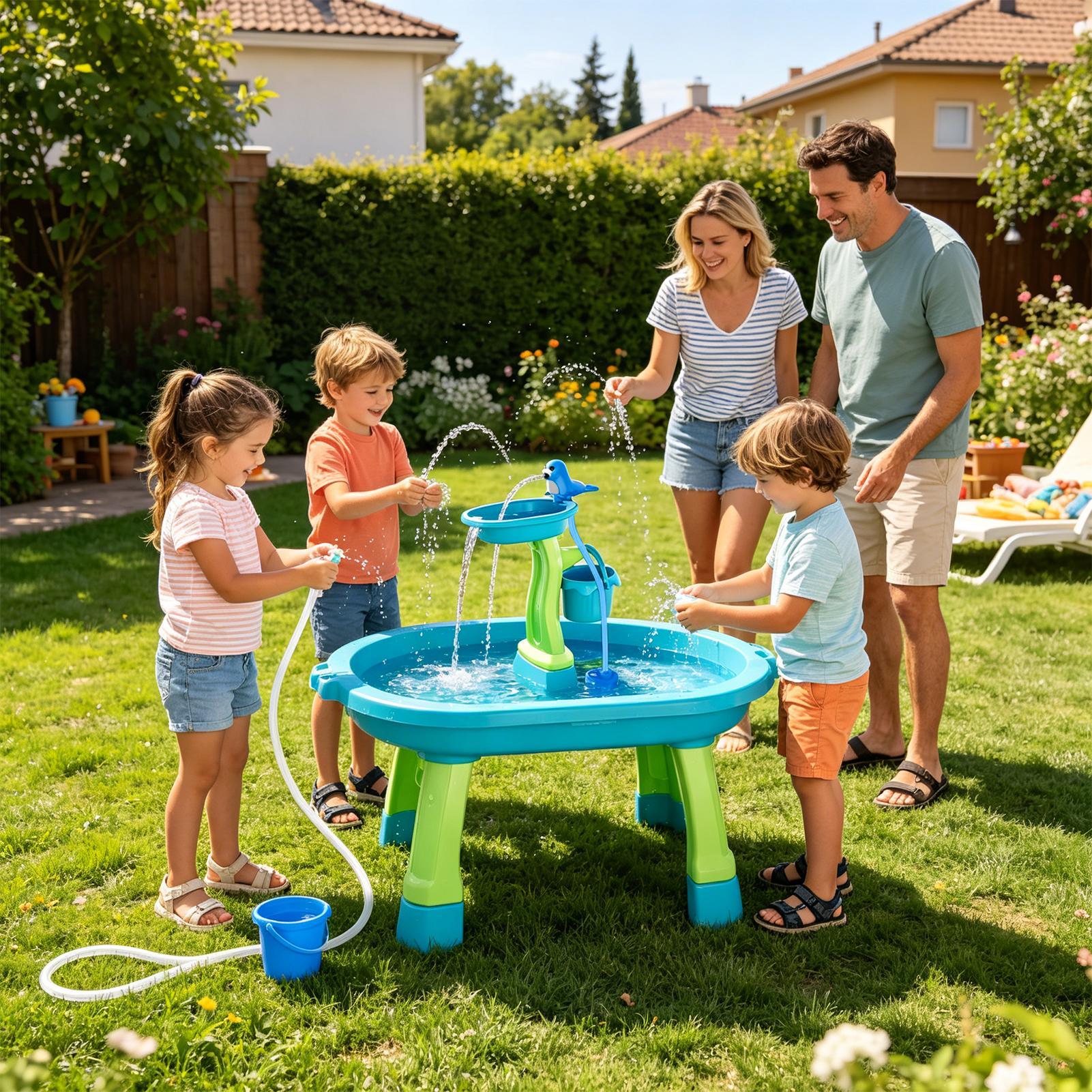 مضخة رش مياه قابلة لإعادة الشح - مراجعة Kids Outdoor Activity Centre وسعره