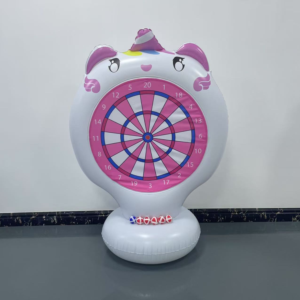 نفخ يونيكورن رمي لعبة الهدف لز - مراجعة Outdoor Toys For Kids وسعره