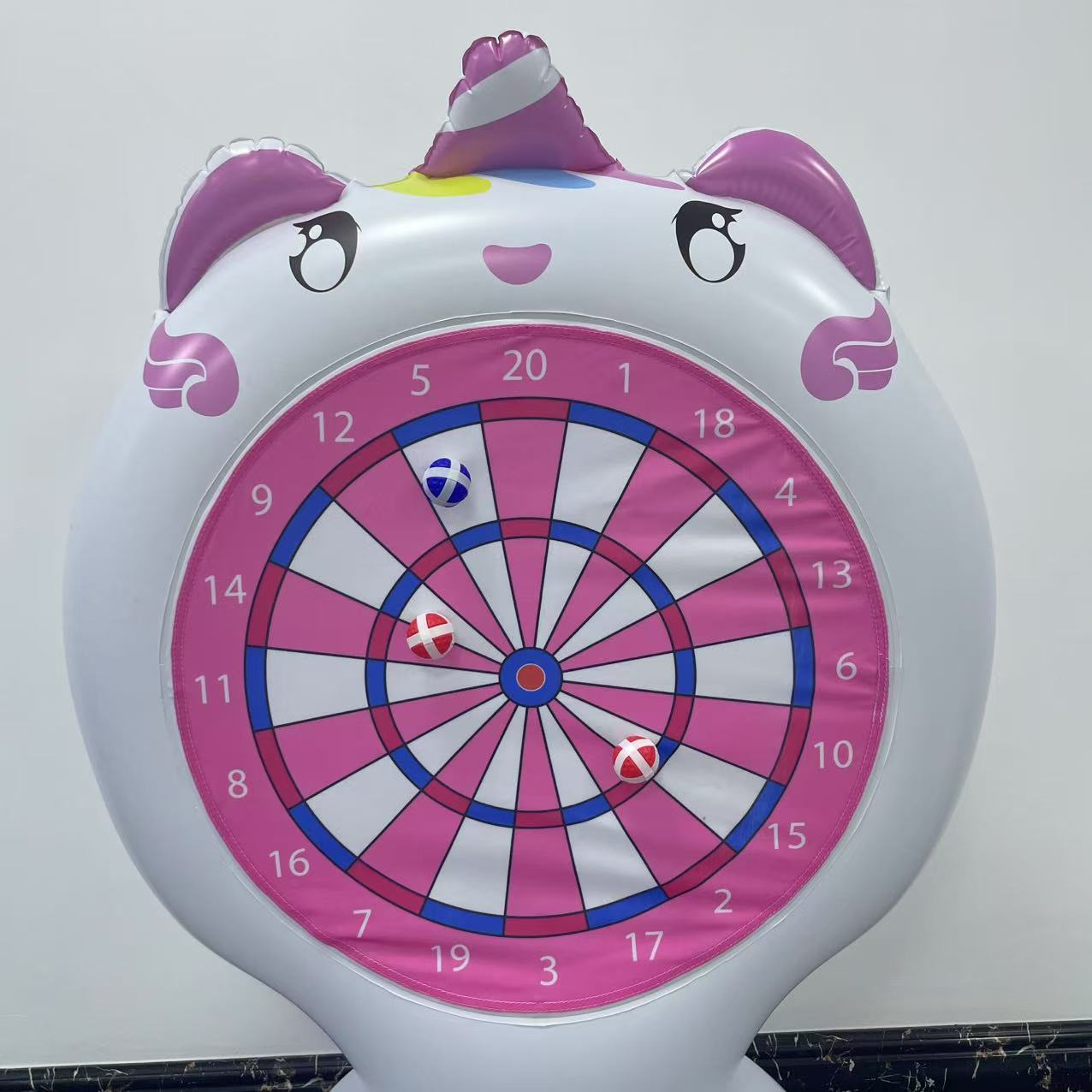 نفخ يونيكورن رمي لعبة الهدف لز - مراجعة Outdoor Toys For Kids وسعره