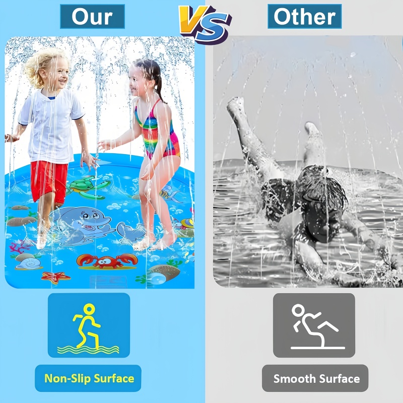 بساط رش ماء قابل للنفخ للأطفال - مراجعة Kids Outdoor Activity Centre وسعره